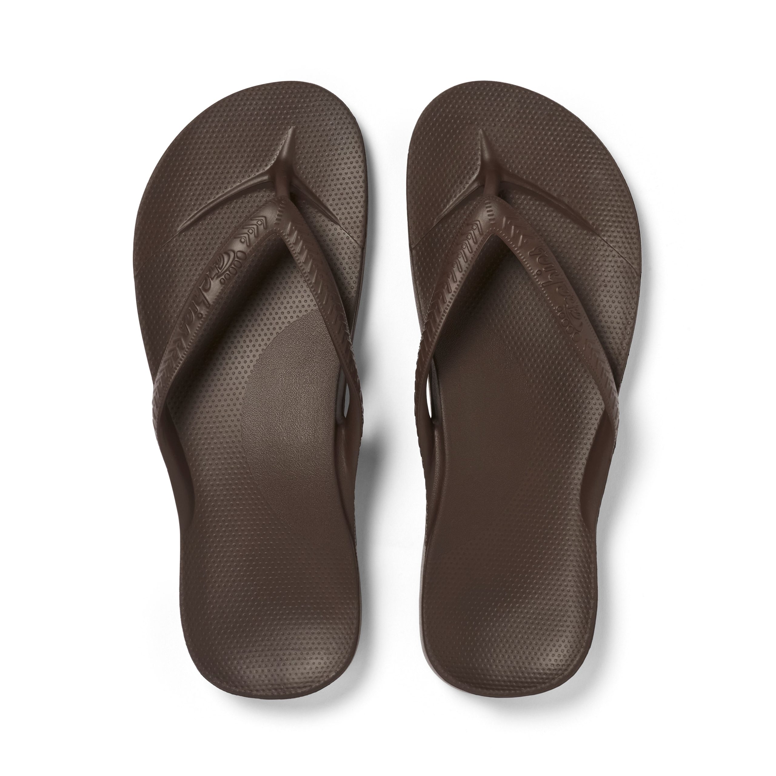Arch Support Flip Flops - Classic - Brown